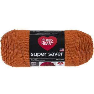 lot 12308 image: Red Heart Super Saver Acrylic Yarn 364 yd Carrot