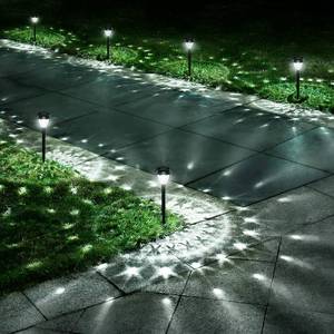 lot 1668 image: URAGO Super Bright Solar Lights Outdoor Waterproof-10 Pack, Dusk to Dawn Up to 12 Hrs Solar Powered Outdoor Pathway Garden Lights Auto OnOff, LED Landscape Lighting Decorative for Walkway Patio Yard