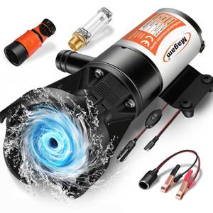 lot 1690 image: RV Macerator Pump 12V, 12GPM Quick Release Sewer Pump for RV, Boat & Camper
