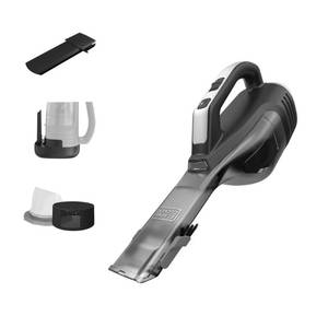 lot 1693 image: BLACKDECKER Dustbuster Reveal Handheld Vacuum Cordless, Car Vacuum Portable Cordless, LED Light, Long Run Time, Rechargeable Lightweight Dust Buster, Includes Crevice Tool, Charging Base (HLVD320B42)