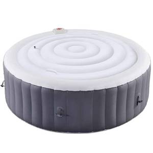 lot 1736 image: A 4.5 Ft Inflatable Hot Tub Cover - Energy Saving Lid for Round Hot Tub