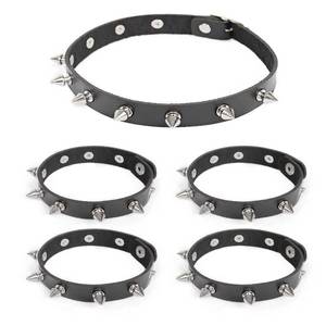 lot 2015 image: C-ZOFEK Cosplay Ring Belts with Rivet for Bowsette Cosplay Costume Halloween Accessory (Rings)