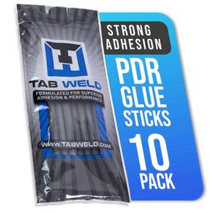 lot 2032 image: Tabweld Black Plague PDR Glue Sticks - Paintless Dent Repair - Grey, 10 Pack