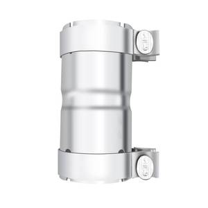 lot 2046 image: Stainless Steel 3 to 3 Inch Exhaust Adapter, 3 ID Exhaust Reducer Connector Pipe with Clamp