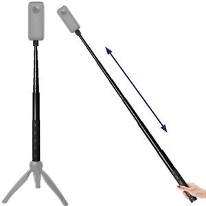 lot 2084 image: 360 Selfie Stick Invisible Selfie Stick Straight Pull 23-120CM for Insta360 X5X4X3��for DJI osmo 360 Panoramic Camera��for Gopro