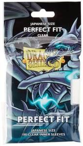 lot 2102 image: Dragon Shield Japanese Card Sleeves �� Perfect Fit Toploaders Japanese Clear 100CT - MTG Card Sleeves are Smooth & Tough �� Compatible with Pokemon, Yugioh, & Magic the Gathering Card Sleeves