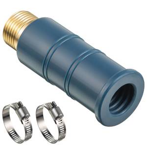 lot 2109 image: Feekoon 1 Pack Faucet Hose Adapter, 34 Thread, Flexible Silicone Sleeve