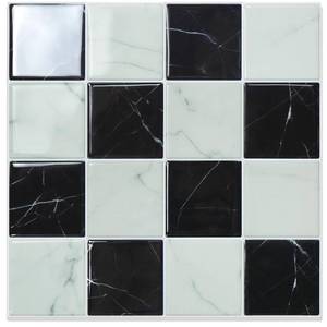 lot 2123 image: STICKGOO 10 Sheets Peel and Stick Backsplash - 9 x 9 3D Adhesive Peel and Stick Tile Backsplash for Kitchen&Bathroom