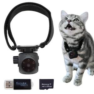 lot 2470 image: Pet Collar Camera & Cat Collar Camera with 64gb Sd Card,Spy Camera Hidden Camera ,Dog Tracker Collar,Motion Detection Records 1080p Video & Infrared Night Vision Functionality for IndoorOutdoor.