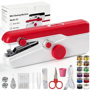 lot 2483 image: Handheld Sewing Machine for Beginners, Easy to Operate and Fast Stitch Suitable for Clothes,Fabrics and Quick Home Repairs for Mom Birthday Valentines Day Christmas