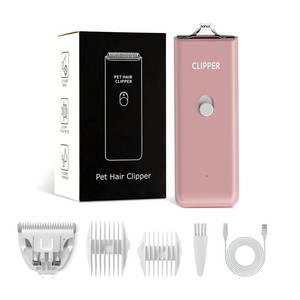 lot 2485 image: Tileon Feet Hair Trimmer, Dog Clippers,Quiet Washable USB Rechargeable Cordless Dog Grooming Kit,Electric Pets Hair Trimmers Shaver Shears for Dogs and Cats Pink