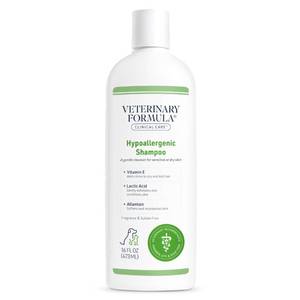 lot 2494 image: Veterinary Formula Clinical Care Hypoallergenic Free & Clear Shampoo, 16 oz