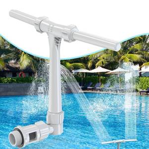 lot 7519 image: Adjustable Dual Spray Pool Fountain for Above Ground & Inground Pools