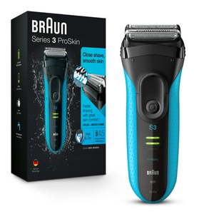 lot 8341 image: Braun Electric Shaver Series 3  ProSkin 3040s  Wet & Dry with Precision Trimmer