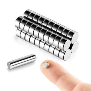 lot 8377 image: MEALOS 40pcs 6x3mm Magnets (Actual 6x2.6mm) - Tiny Mini Small Round Thin Magnets for 3D Printing, Crafts, Miniatures, Small Models and Paper Crafts - Come with a Storage Case