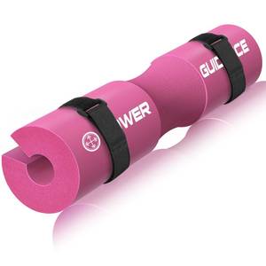 lot 8402 image: POWER GUIDANCE Barbell Squat Pad - Neck & Shoulder Protective Pad - Great for Squats, Lunges, Hip Thrusts, Weight Lifting & More - Fit Standard and Olympic Bars Perfectly,Pink