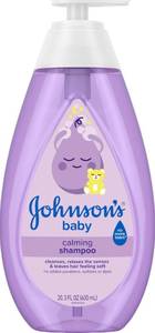 lot 10331 image: Johnsons Baby Calming Shampoo with Soothing NaturalCalm Aromas, Gentle, Hair Wash, Baby Essentials, Hypoallergenic, No Added Parabens and Sulfates, Baby Essentials, 20.3 fl. Oz