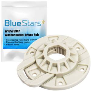 lot 10336 image: BlueStars W10528947 W10396887 Washer Basket Driven Hub Kit Part - Compatible with Maytag Whirlpool Kenmore Washers - Replaces AP5665171 W10528947VP PS6012095 MVWX655DW1 MVWC565FW1 - Enhanced Design