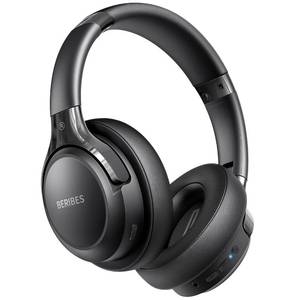 lot 10346 image: BERIBES Bluetooth Headphones Over Ear, 65H Playtime and 6 EQ Music Modes Wireless Headphones with Microphone, HiFi Stereo Foldable Lightweight Headset, Deep Bass for Home Office Cellphone PC Ect.