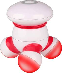 lot 10350 image: cotsoco Mini Handheld Massager, Portable Vibrating Body Massager with LED Light for Hand Head Neck Back Legs Arms Pain Release, Battery Operated to Use at Home, Office, Travel,As Gifts