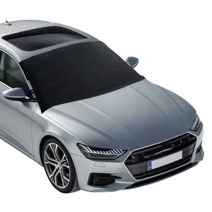 lot 10364 image: EcoNour Windshield Cover for Ice and Snow - Universal Fit for Car, SUV, Truck, Heavy Duty 600D Oxford Fabric Frost Protector for Ice & Sleet, Includes Anti-Theft Straps, Medium (69x42)