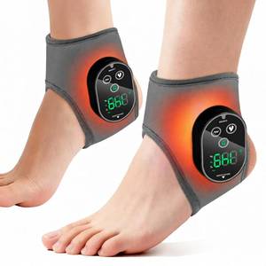 lot 10370 image: AFDEAL Ankle Heating Pad with Massage, Cordless Heated Ankle Foot Massager for Pain Relief �� 4 Heat Levels & 2 Vibrations, Rechargeable Wrap for Plantar Fasciitis, Arthritis, Sports Recovery