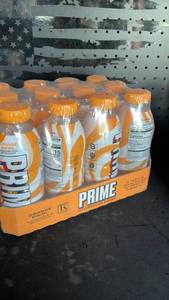 lot 11920 image: Prime Orange Swirl Hydration Drink 12-Pack 16.9 fl oz Bottles