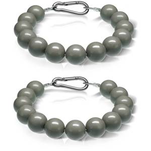 lot 12243 image: Hicarer 2Pcs Flagpole Retainer Ring Flag Accessories,Gray,4.77 Inch,Acrylic