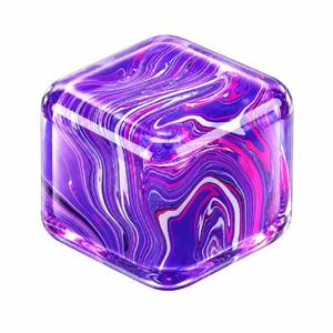 lot 12247 image: Ripple Ice Cube Squeeze Toy, Jumbo 7CM (2.75) Slow Rising Sensory Cube for Kids Ages 3 & Adults, Soft Desk Fidget Toy for Classroom Rewards, Travel & Everyday Play(Pink)
