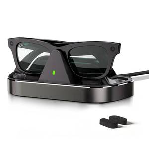 lot 12271 image: CoBak Charging Station for Meta Ray-Ban Glasses (Gen 1 2), Compatible with Wayfarer, Skyler, Headliner & Oakley Meta HSTN with LED Indicator, Slate (Used)