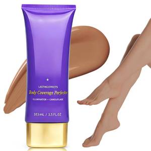 lot 12273 image: Tattoo Cover Up Makeup, Body Coverage Perfector Waterproof for Leg & Body Makeup, Bruise Scar Make up Tattoo Concealer Skin Full Coverage with Long Lasting 3.5oz, Bronze Radiance (Slight Use)