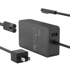 lot 12283 image: 65W Charger Compatible with Microsoft Surface Pro 11, 10, 9, 8, 7, 7, 6, 5, 4, 3, X, Power Adapter for Windows Surface Laptop 7654321, Go Tablet, Book 321, Support 44W, 36W, LED, 10FT