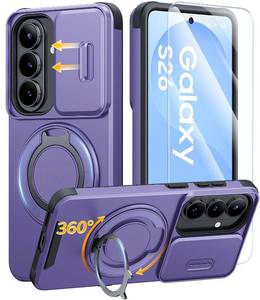 lot 12337 image: JAME for Samsung Galaxy S26 Case with Ring Stand & Slide Camera Cover