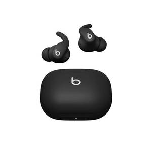 lot 12343 image: Beats Powerbeats Fit - Wireless Noise Cancelling Workout Earbuds with Secure-Fit Wingtips, Up to 30-Hour Battery Life, Sweat & Water Resistant, Apple & Android Compatible - Jet Black (Only One Works)