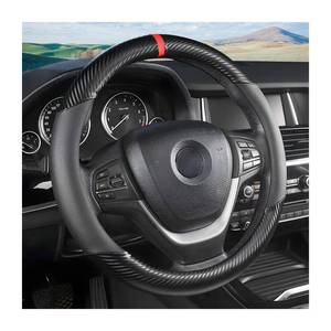 lot 12358 image: Moly Magnolia 15 Inch Car Steering Wheel Cover, Black-1