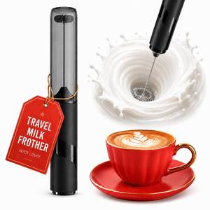 lot 12423 image: ALPSPEAKS Portable Milk Frother Handheld - Travel Coffee Frother Handheld