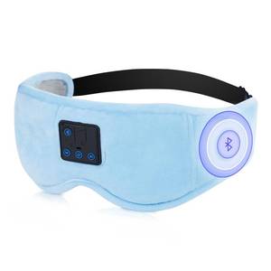 lot 14374 image: Sleep Mask with Bluetooth Headphones 3D Contour Sleeping Headphones 5.4 Wireless Bluetooth, Ultra-Thin Stereo Speakers Blackout Eye Masks for Men Women Travel Sleep