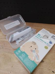 lot 14375 image: GROWNSY Baby Nasal Aspirator, Electric Nose Sucker, Powerful Suction,GreyAutomatic Nose Cleaner with Soft Silicone Tips, Larger Suction Chamber, Music and Light Soothing Function