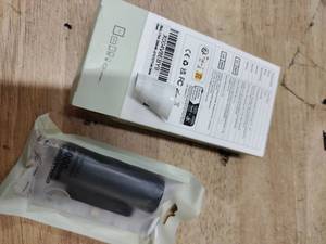 lot 14411 image: Miady Mini Portable Charger Built-in USB C Connector Small PowerBank5000mAh��Lightweight��for Backpack Travel��Compatible with iPhone 17 Galaxy Android��Ultra-Compact��Flight-Safe��18Wh��Black
