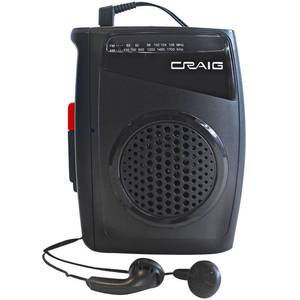 lot 14413 image: Craig Stereo Cassette PlayerRecorder with Earphones Portable AMFM Radio & One-Touch Recording System