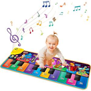 lot 14415 image: Floor Piano Mat, Musical Educational Keyboard Playmat for Kids Aged 1 2 3