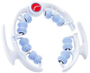 lot 14425 image: MZDXJ Cellulite Massage Tool - Lymphatic Drainage Massager - Muscle Roller, Deep Fascia Massage, Dimpled Skin Removal, LegsThighsButtocks, Anti-Cellulite Roller, Smooth Skin (14 Wheel - Blue)