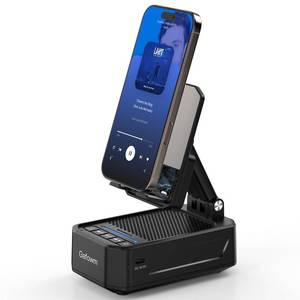 lot 14431 image: Gafowm Wireless Induction Speaker with Phone Stand, tech Gifts for Men