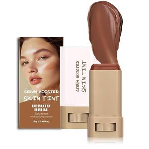 lot 14474 image: Serum-Boosted Beauty Balm & Skin Tint Stick - Solid Tinted Moisturizing Serum for Natural Finish Makeup, Full Coverage, Silky Texture (#1, 1Pc)