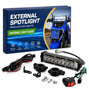 lot 14477 image: PSLER Dirt Bike Light Bar for CRF110 CRF250F KLX110 TTR110 TTR110E RM85
