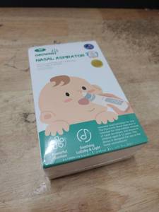 lot 14495 image: GROWNSY Baby Nasal Aspirator, Electric Nose Sucker, Powerful Suction,GreyAutomatic Nose Cleaner with Soft Silicone Tips, Larger Suction Chamber, Music and Light Soothing Function