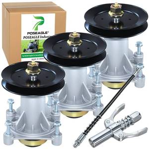 lot 19150 image: POSEAGLE 3 Pack 587819701 Spindle Assembly Kit for Husqvarna Z254 54 Decks