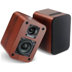 lot 19183 image: RIOWOIS Powered Bookshelf Speakers, Desktop Speakers for Record Player
