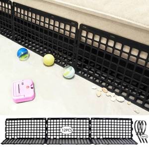lot 19189 image: 12 Pcs Under Couch Blocker for Bed Adjustable Furniture Plastic