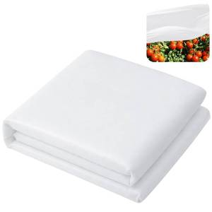 lot 20021 image: 30 x 10 Ft Plant Sun Protection Cloth, Non-Woven Garden Plant Shade Cloth